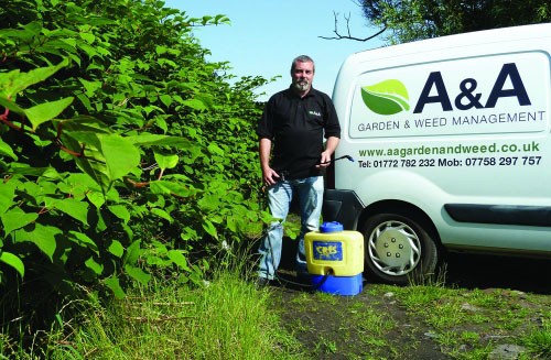 Alan McMonagle, director of AA Garden & Weed management